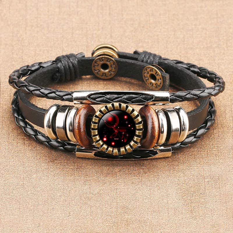 Celestial Charm Bracelet - Adjustable Zodiac Sign Jewelry
