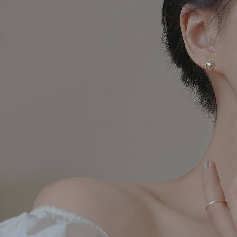 Camelina - Vintage Opal Drop Earrings