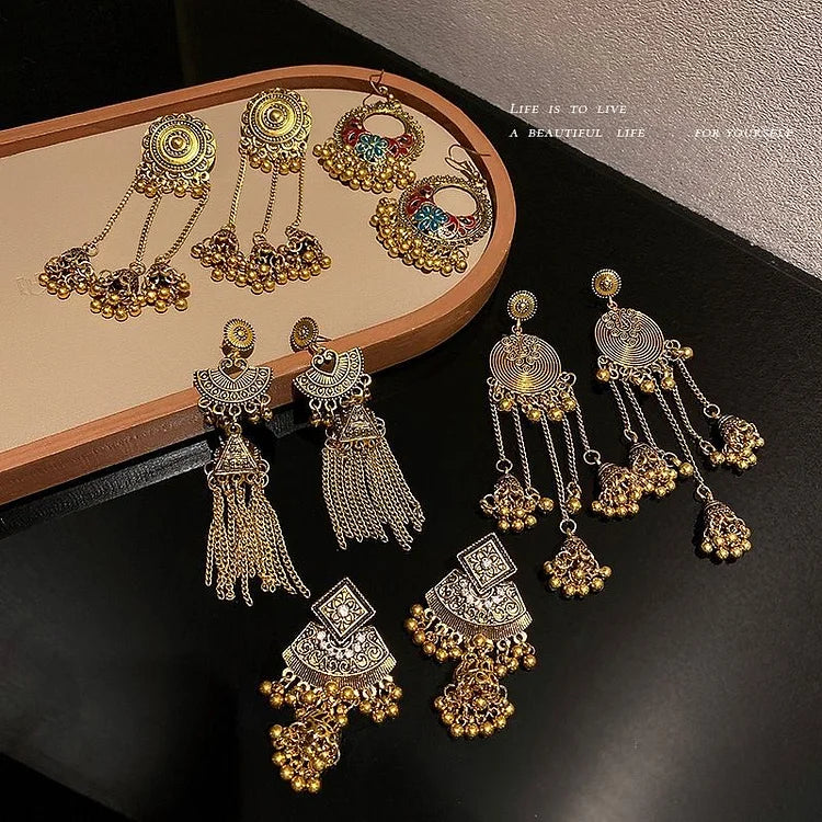 Noura Earrings - Boho Ethnic Style for Effortless Elegance
