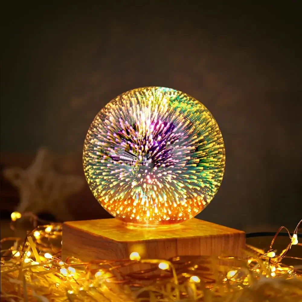 StarburstGlow - 3D Crystal Ball Night Light with Starry Projection