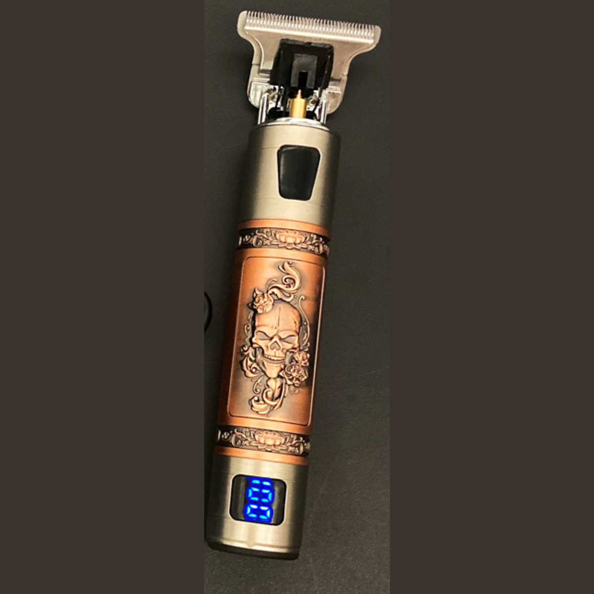 SkullTrim - Rechargeable Vintage Beard Trimmer with Attachments