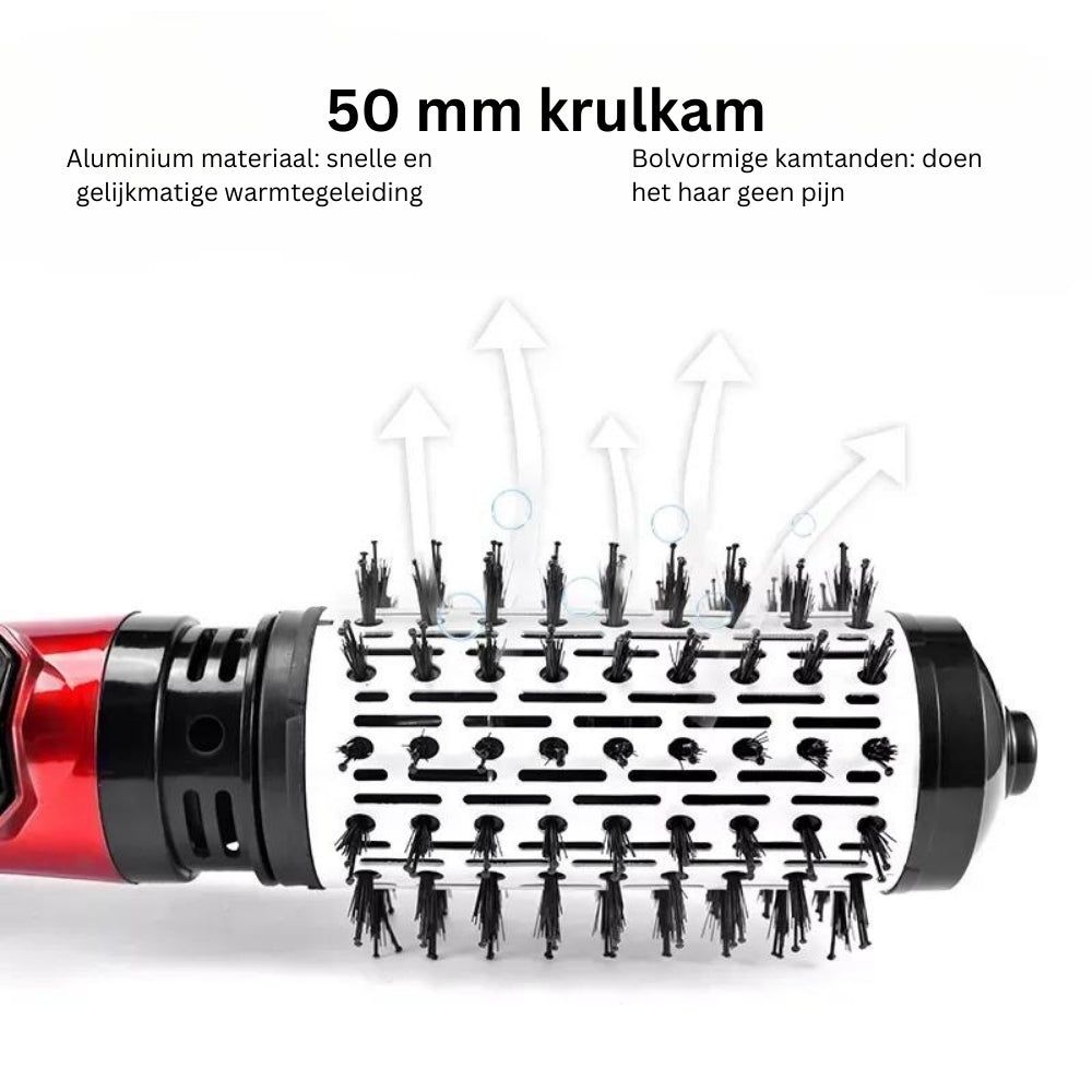 RevolveGlam Styler - 3-in-1 Hot Air Styling Brush