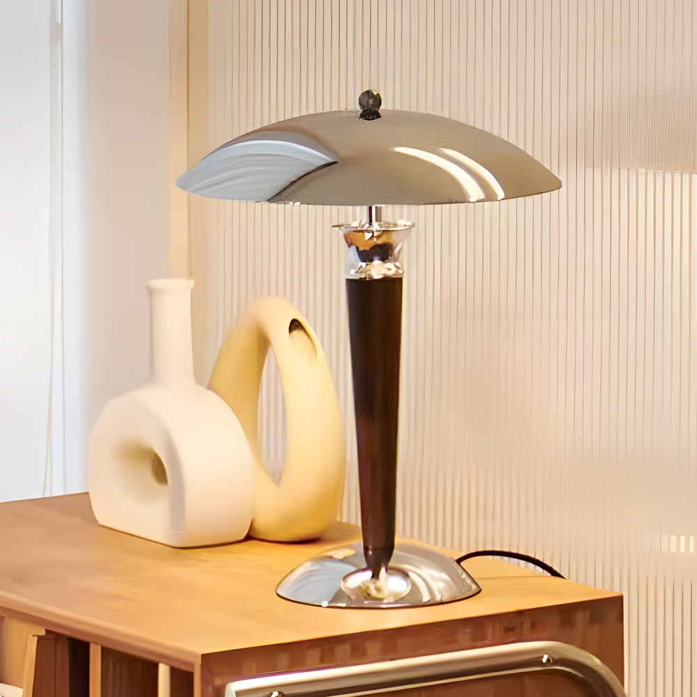 Monclare - Retro Mushroom Table Lamp With Dimmable Light
