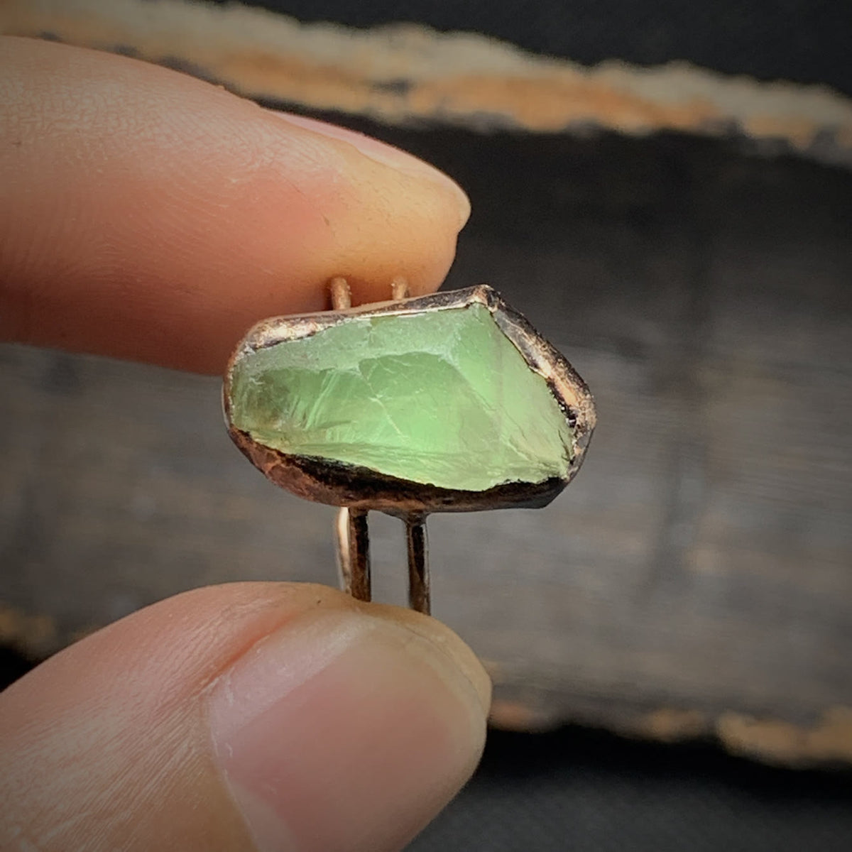 Cadria - Natural Raw Birthstone Ring