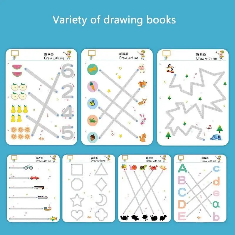 TraceMaster - Educational Tracing Workbook for Kids