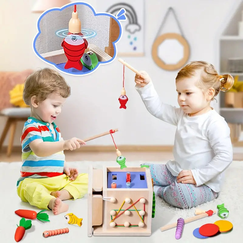 Glenrose - Wooden Sensory 8-in-1 Play Set