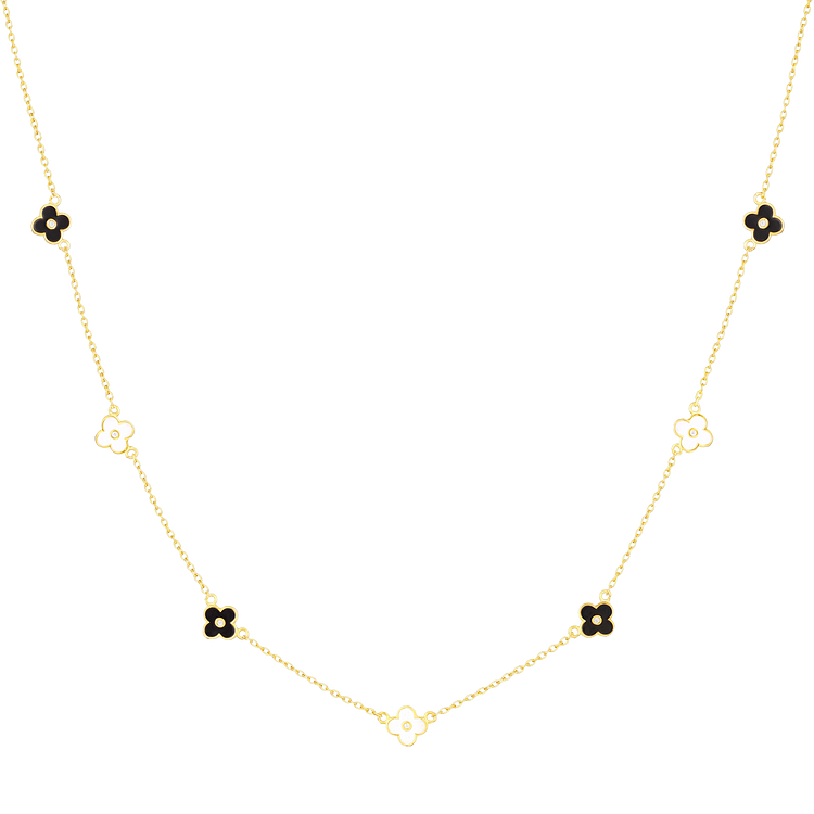 Lilliane - Graceful Floral Pendant Necklace