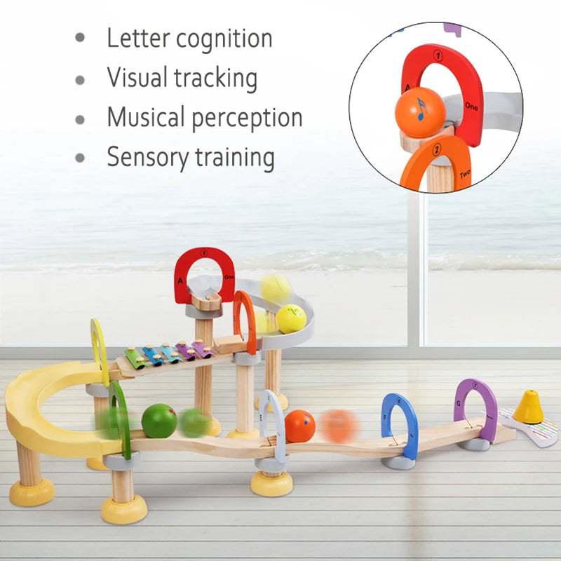 MusicBlocks Toy - Wooden Sensory Blocks for Early Development
