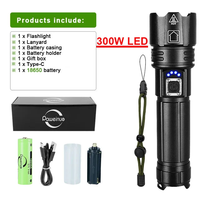 Efyrion - Rechargeable LED Flashlight for Outdoor Adventures
