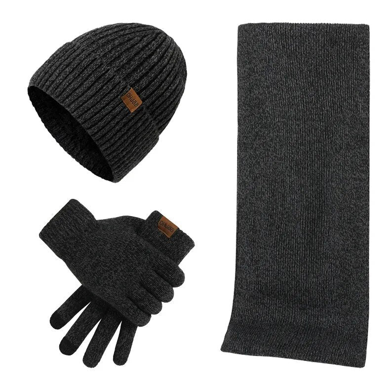 ArcticStyle - Trendy Winter Set with Hat and Gloves