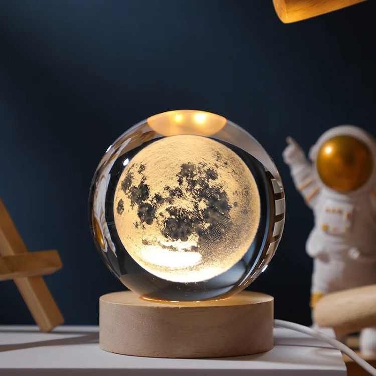 MercuryOrb - Celestial Glass Globe Night Light
