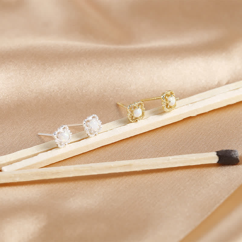 Camelina - Vintage Opal Drop Earrings