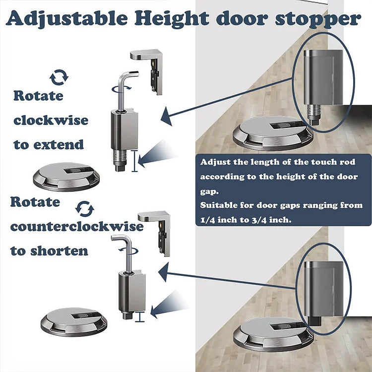 Rilkova - Adjustable Child-Safe Floor Stop