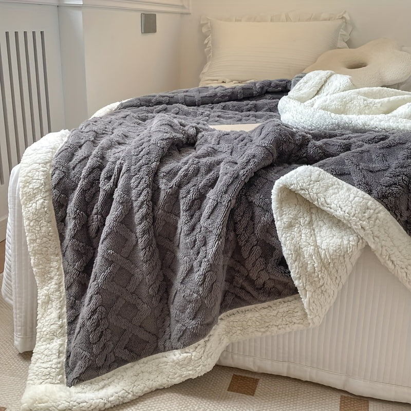 Weckfield - Soft Reversible Fleece Throw Blanket