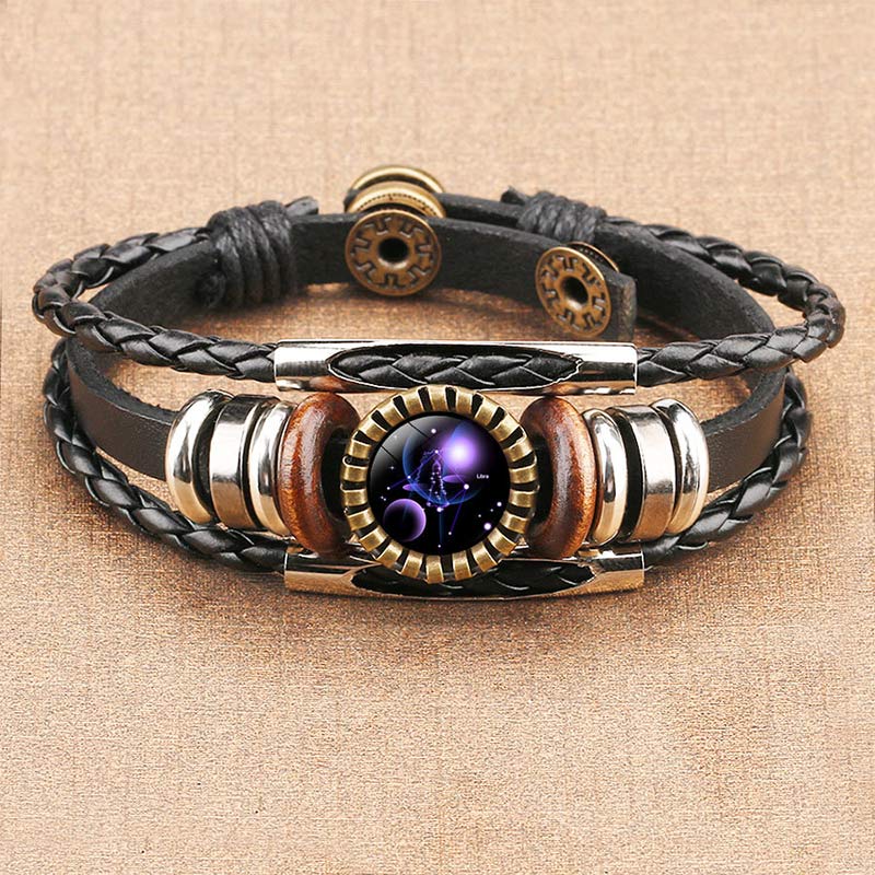 Celestial Charm Bracelet - Adjustable Zodiac Sign Jewelry
