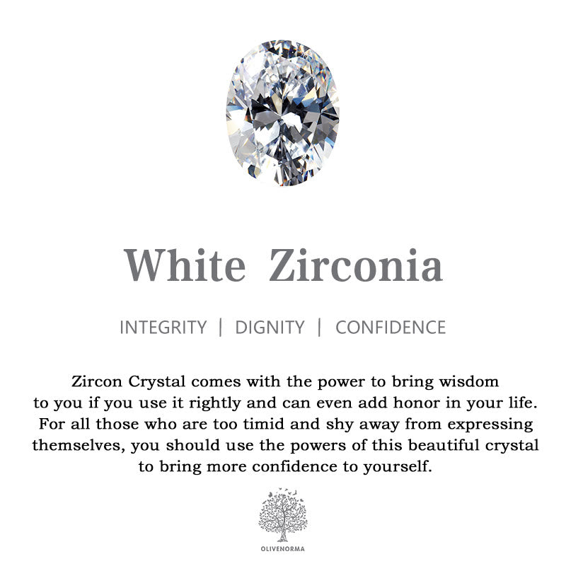 Amara Gold-Plated Tarot Drop Pendant Necklace - Zirconia Charm