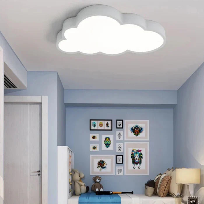 CloudLight Ceiling Lamp - Cozy LED Lighting for Kids' Rooms