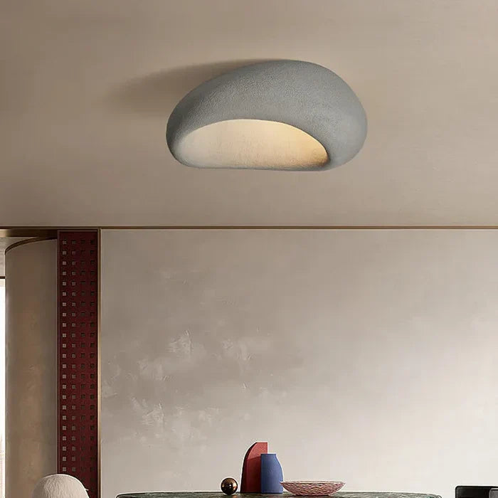 SereneAura Ceiling Light - Natural Wabi-Sabi Design for a Calm, Modern Home