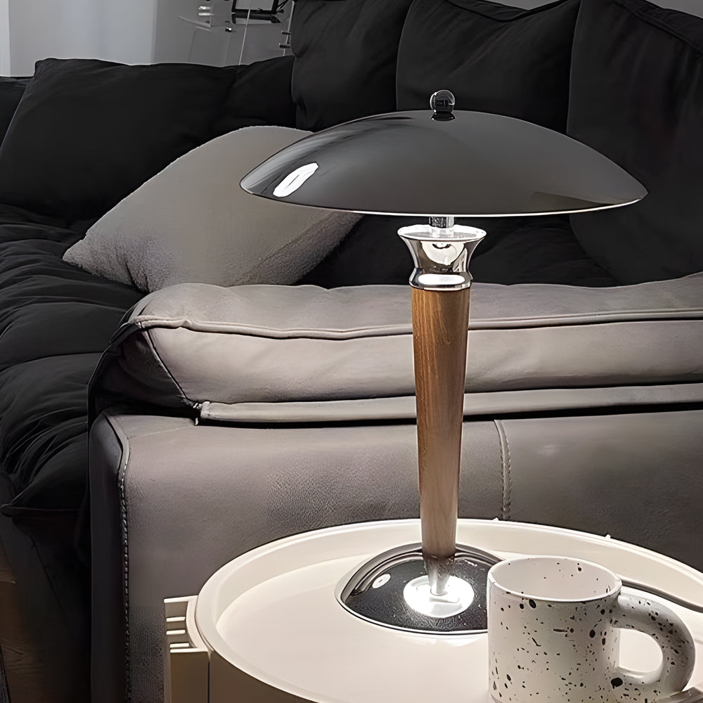 Monclare - Retro Mushroom Table Lamp With Dimmable Light