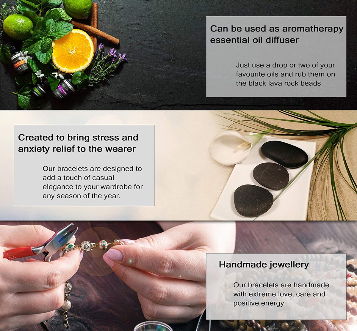 Euphira - Chakra Healing Crystal Bracelet for Balance and Natural Energy