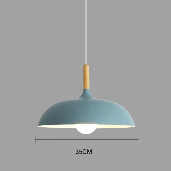 ScandiLuxe Ceiling Light - Scandinavian Oak Wood Pendant Design