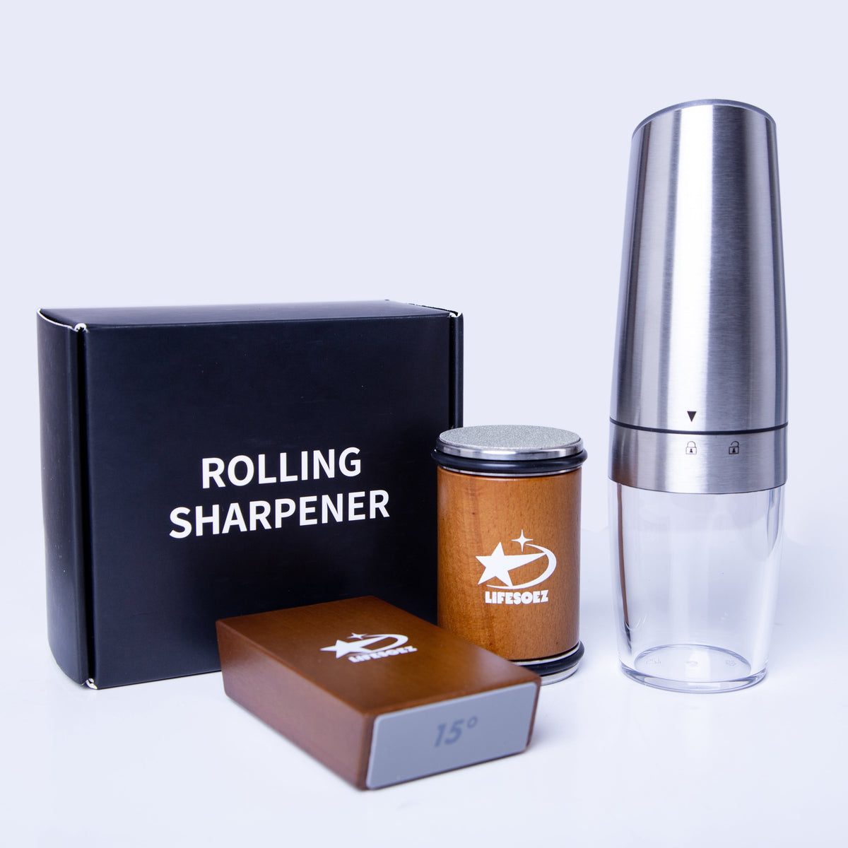 DiamondEdge Pro - Professional Knife Sharpener Set