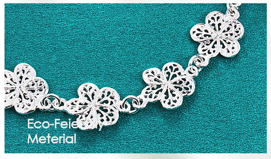 AveleLink - Elegant Silver Filigree Bracelet with Unique Links