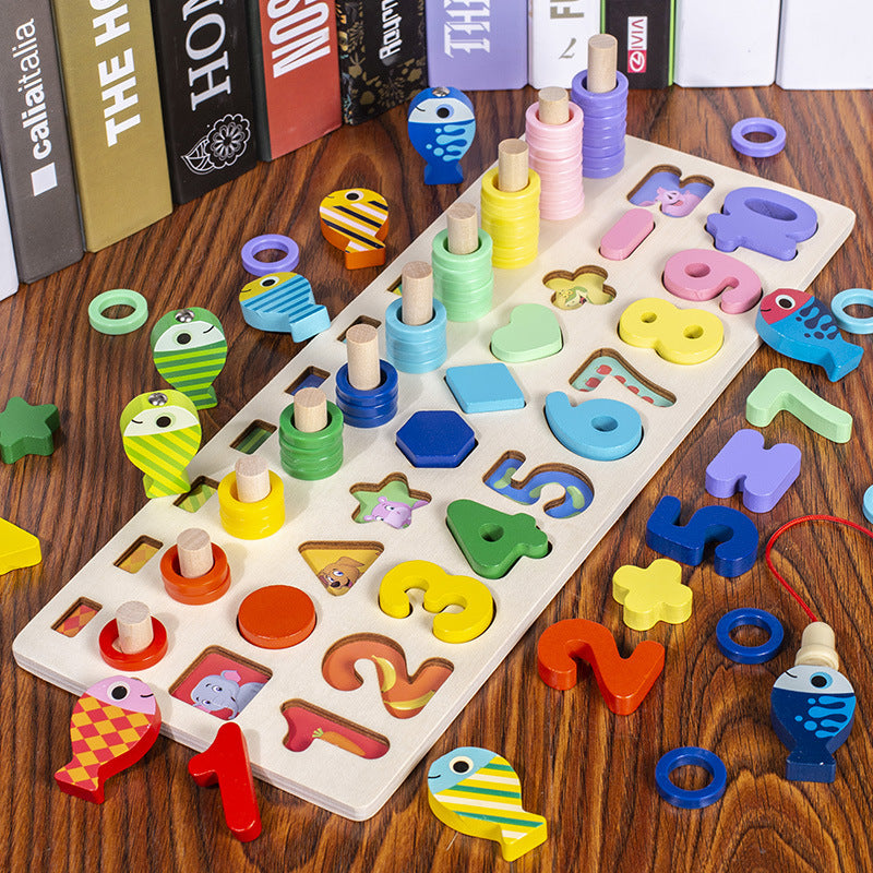 EduWood - Educational Wooden Play Board for Growing Minds