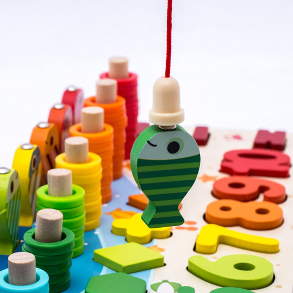 SafariExplorer - Wooden Montessori Toddler Activity Board