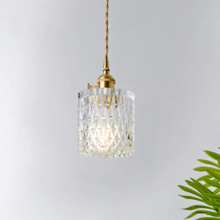 OpulentGlow Pendant - Elegant Handblown Glass Pendant Light