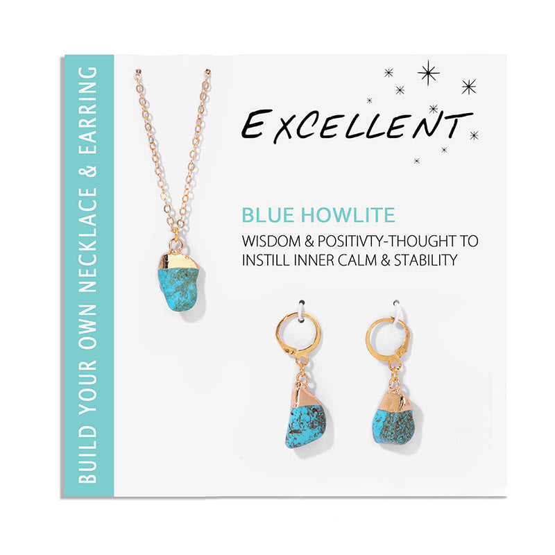 MoraVeil - Crystal Jewelry Set with Necklace and Earrings