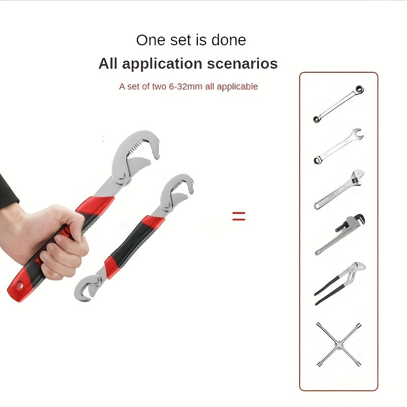 Pinvora - Adjustable Multi-Size Nut and Bolt Tool