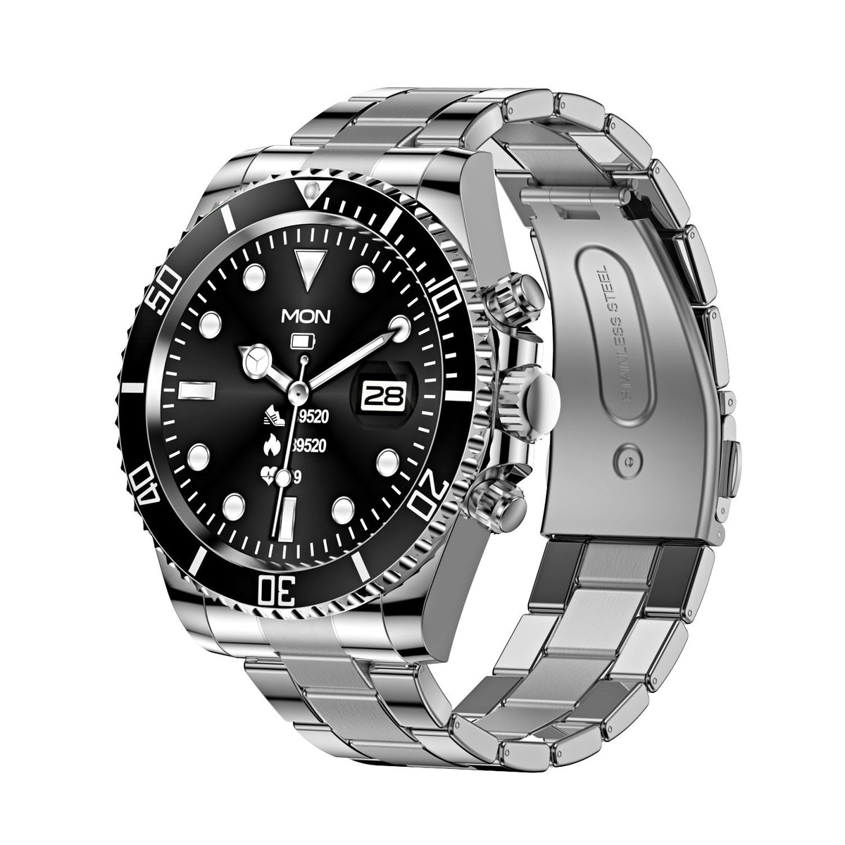 PowerTech Smartwatch - Stylish Health Monitor for an Active Lifestyle