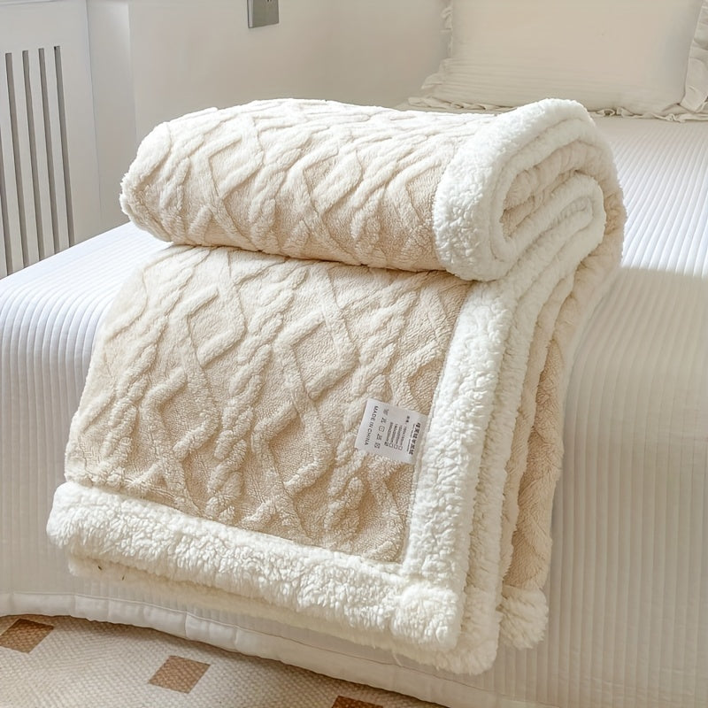 Weckfield - Soft Reversible Fleece Throw Blanket