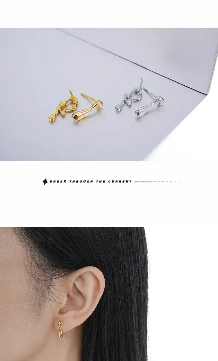Livia Earrings - Elegant Water Drop Design