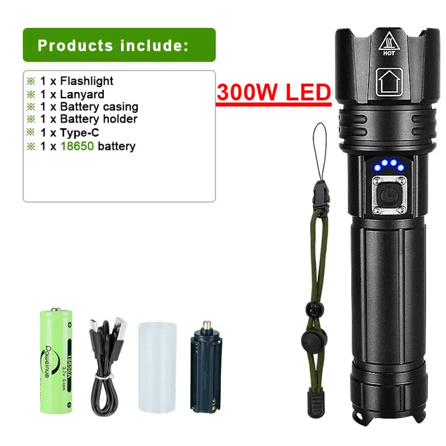 Efyrion - Rechargeable LED Flashlight for Outdoor Adventures
