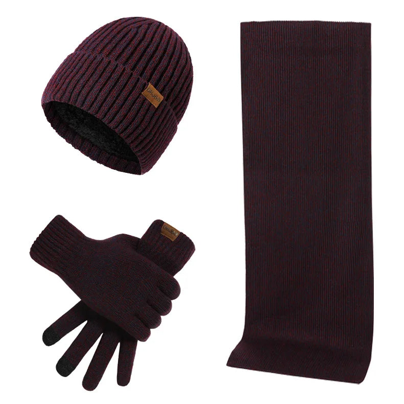 ArcticStyle - Trendy Winter Set with Hat and Gloves