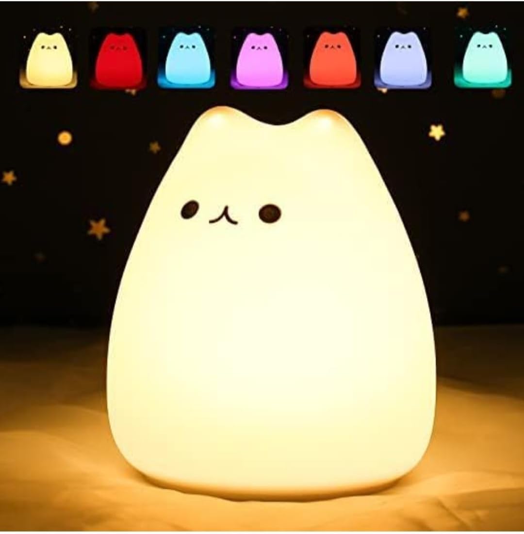Grozania - Color-Changing Silicone Lamp for Kids