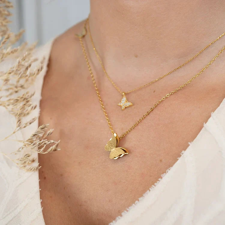 Alara Necklace - Elegant Butterfly Necklace for a Playful Statement