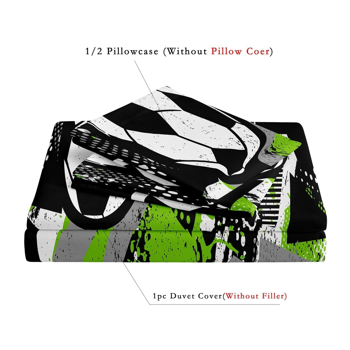 Plexmoor - Fun Sports Themed Kids Bedding