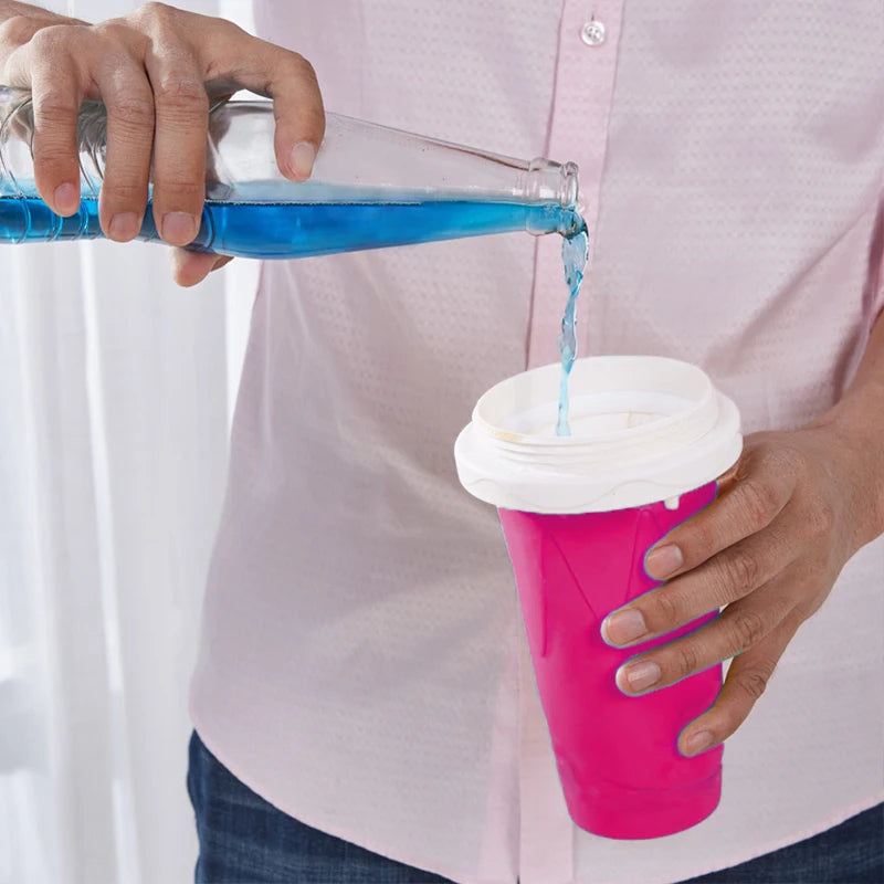 FrostySip Chill Cup - Squeeze Cup That Keeps Your Drinks Ice Cold