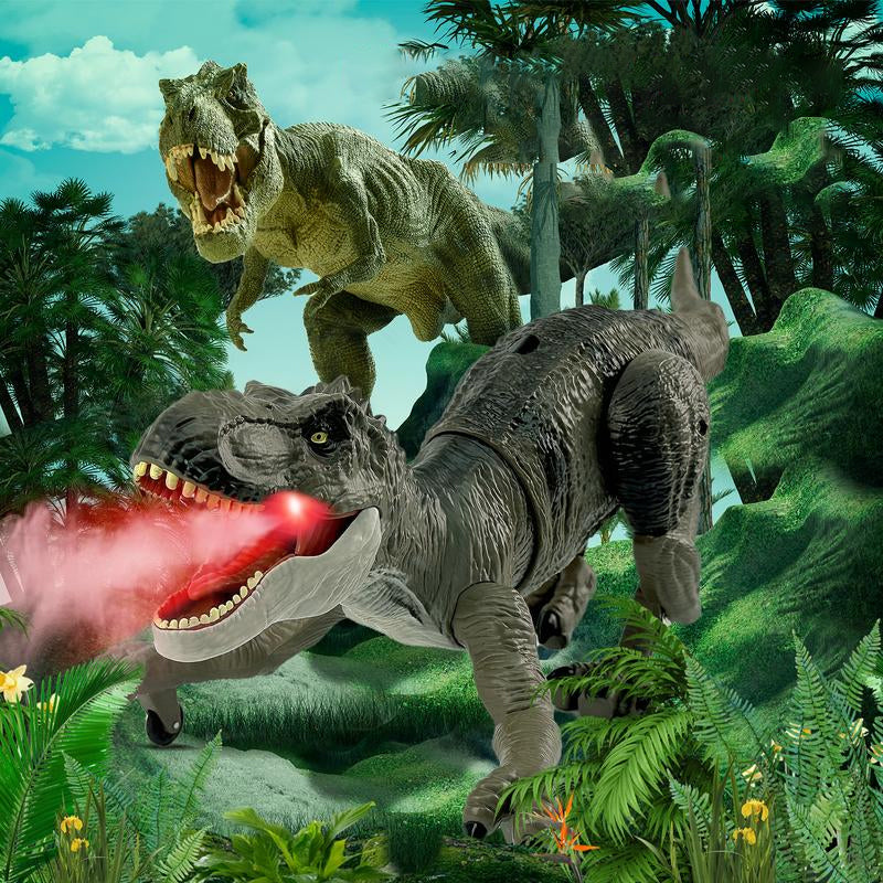 DinoMaster RC - Remote Control Dinosaur Toy with Mist Effect