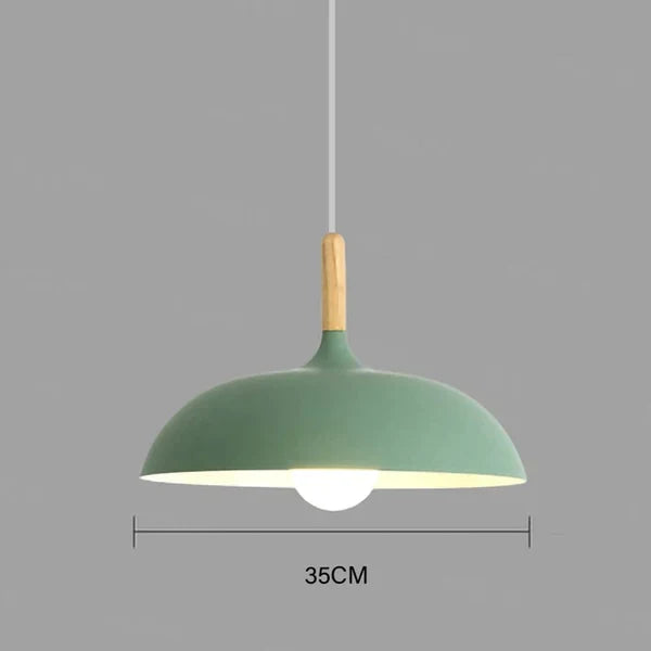 ScandiLuxe Ceiling Light - Scandinavian Oak Wood Pendant Design