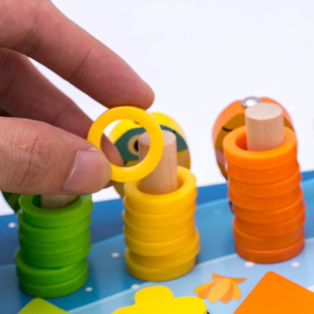 SafariExplorer - Wooden Montessori Toddler Activity Board