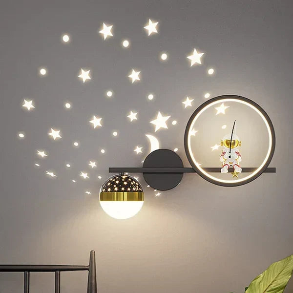GlowNest - Playful Wall Lamp for Kids' Rooms