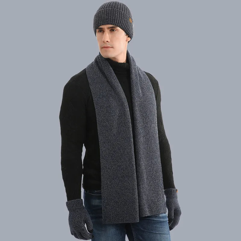 ArcticStyle - Trendy Winter Set with Hat and Gloves