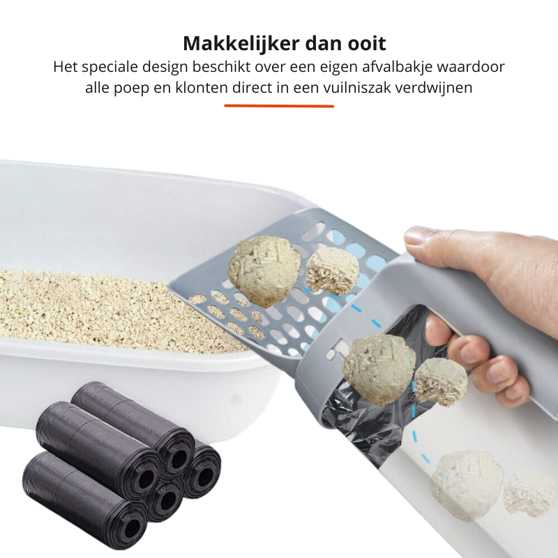 EasyScoop - Hygienic Odor-Free Cat Litter Scooper