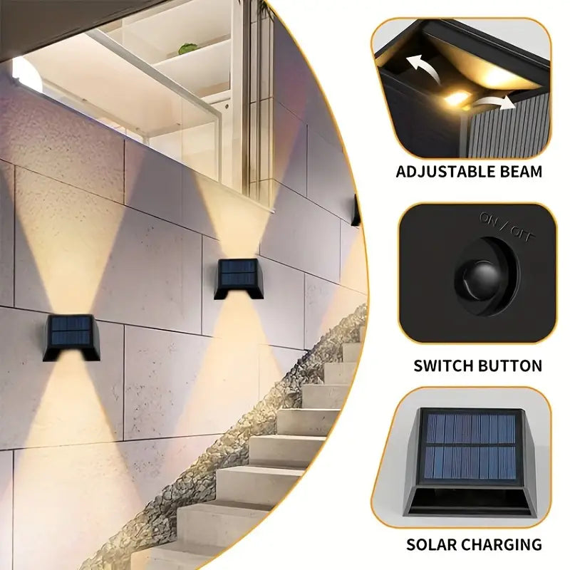 Salemont Meadow - Outdoor Garden Wall Lights Set