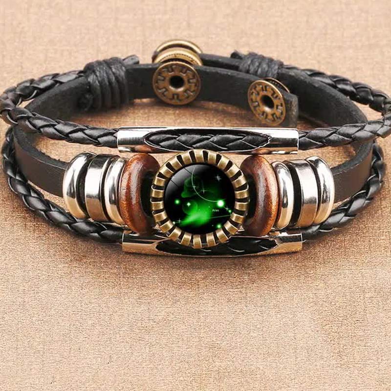 Celestial Charm Bracelet - Adjustable Zodiac Sign Jewelry