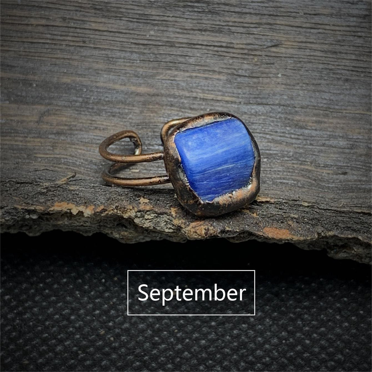 Cadria - Natural Raw Birthstone Ring